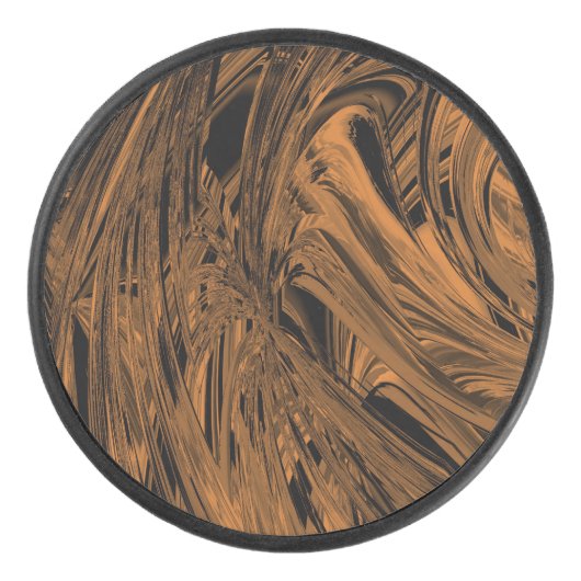 Kupferglanz Eishockey Puck (Vorderseite)