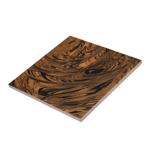 Kupferglanz Fliese (Seite)