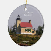 Kupferhalle Leuchtturmkreisverzierung Keramik Ornament (Links)