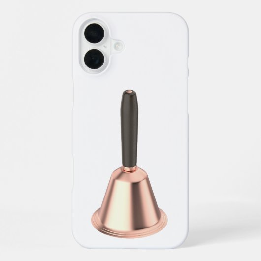 Kupferhandklingel iPhone Hülle (Rückseite)