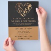 Kupferherz-Salon Großer Auftakt Flyer (Hand)