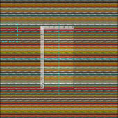 Kupferhirsche Zickzack Stoff (Kachel)