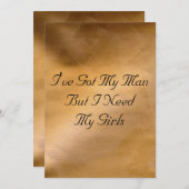 Kupferhochzeit Einladung (Vorne/Hinten)