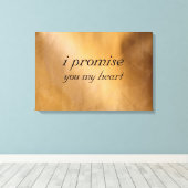 Kupferhochzeit Leinwanddruck (Insitu (Holzboden))