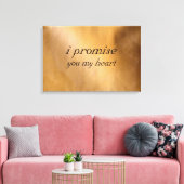 Kupferhochzeit Leinwanddruck (Insitu (Wohnzimmer))