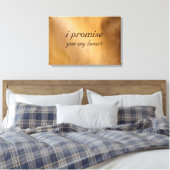 Kupferhochzeit Leinwanddruck (Insitu (Schlafzimmer))