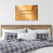 Kupferhochzeit Leinwanddruck (Insitu (Schlafzimmer))