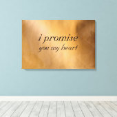 Kupferhochzeit Leinwanddruck (Insitu (Holzboden))