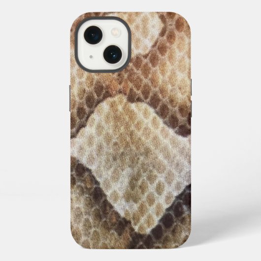 Kupferkopf Schlange iPhone Hülle (Rückseite)