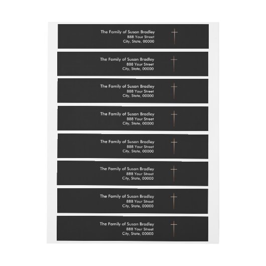 Kupferkreuz-Christliches Begräbnisschild (Bogen)