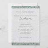 Kupferkreuz-Stone-2-Beerdigungsankündigung Einladung (Rückseite)