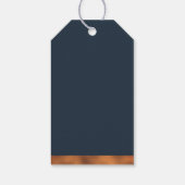 Kupferleuchten Hochzeitsnadel Geschenkanhänger (Rückseite)