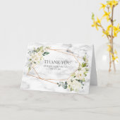 Kupfermarmor Geometrisches Foto Karte (Gelbe Blume)