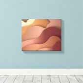 Kupfermeer-Leinwand Leinwanddruck (Insitu (Holzboden))