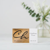 Kupfermetall-Visitenkarten Visitenkarte (Stehend Vorderseite)