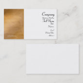 Kupfermetall-Visitenkarten Visitenkarte (Vorne/Hinten)