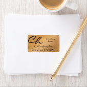 Kupfermetalladressen Adressaufkleber (Insitu)