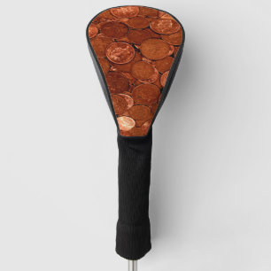 Kupfermünzen Golf Headcover