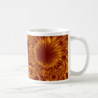 Kupferne Blumen Kaffeetasse