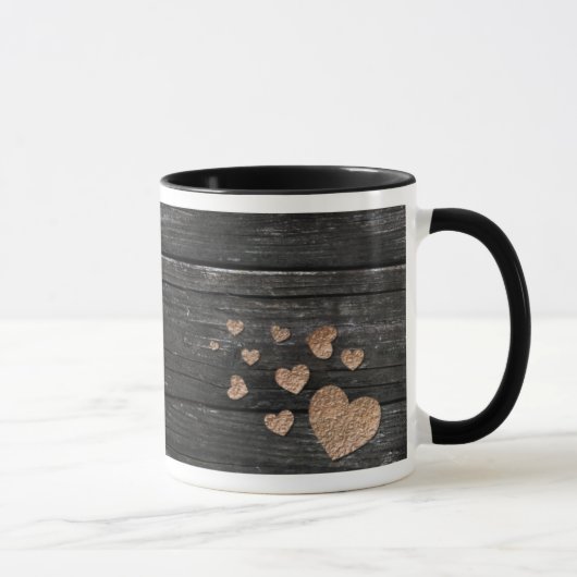 Kupferne Herz-Tasse Tasse (Rechts)
