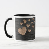 Kupferne Herz-Tasse Tasse (Links)
