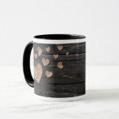 Kupferne Herz-Tasse Tasse (Vorderseite Links)