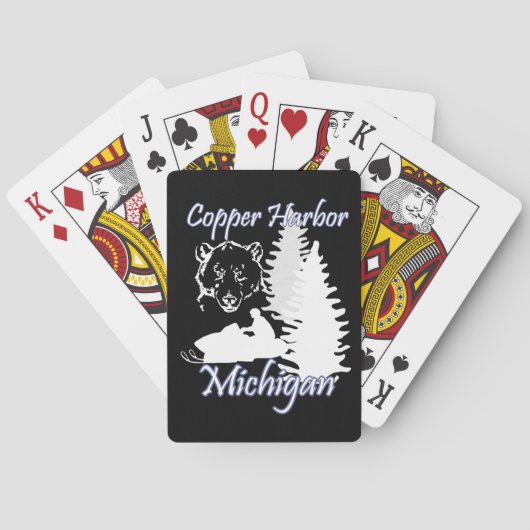 Kupferne Karten des Spielkarten (Rückseite)