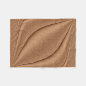 Kupferne Kontur Fleecedecke (Vorderseite (Horizontal))