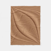 Kupferne Kontur Fleecedecke (Vorderseite)