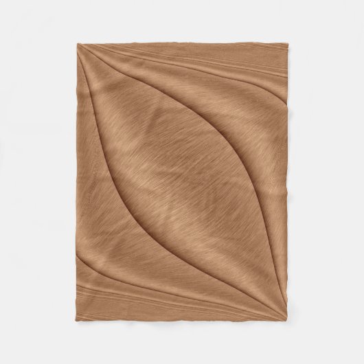 Kupferne Kontur Fleecedecke (Vorderseite)
