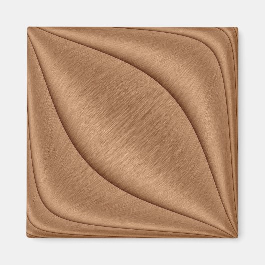 Kupferne Kontur Magnet (Vorne)