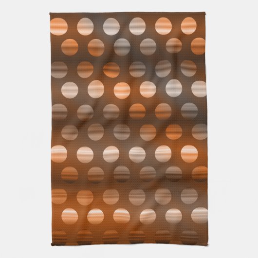 Kupferne Punkte Handtuch (Vertikal)