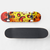 Kupferne Regentropfen Skateboard (Horizontal)