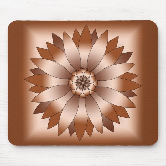 Kupferne Rosette Mousepad (Vorne)