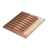 Kupferne Spule Fliese (Seite)