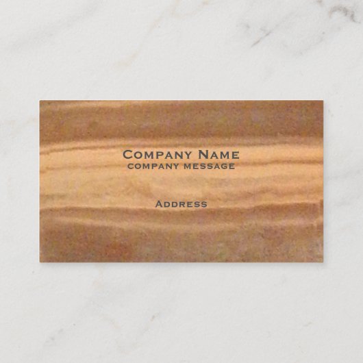 Kupferne Visitenkarte (Rückseite)