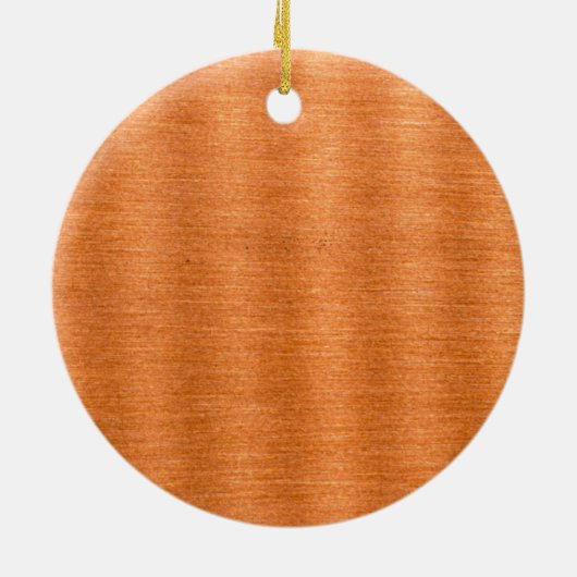 Kupferner gewellter keramikornament (Hinten)