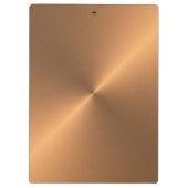 Kupferner Glanz Klemmbrett (Rückseite)