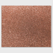 Kupferner Glitter des Imitats Geschenkpapier (Flach)