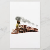 Kupferner Zug Briefpapier (Vorderseite)