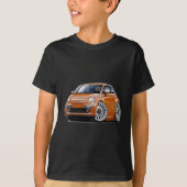 Kupfernes Auto Fiats 500 T-Shirt (Vorderseite)