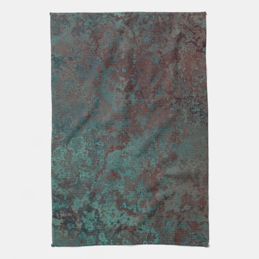 "Kupfernes" Druck-Geschirrtuch der Korrosion Handtuch (Vertikal)