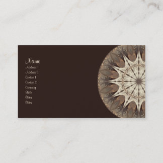 Kupfernes Medaillon-Kaleidoskop Visitenkarte
