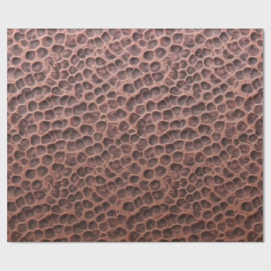 Kupfernes strukturiertes Packpapier (Flach)