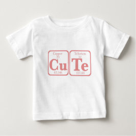 Kupfernes Tellur (CuTe) -- Rosa Baby T-shirt