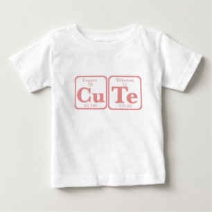 Kupfernes Tellur (CuTe) -- Rosa Baby T-shirt