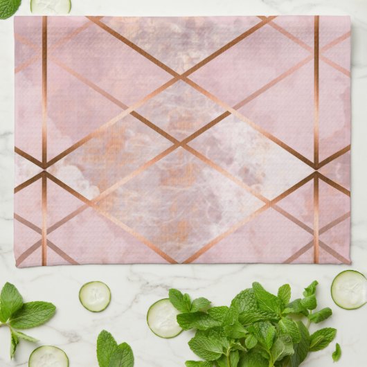 Kupfernes x-Geschirrtuch Handtuch (Gefaltet)