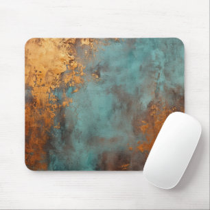 Kupferpatina Rustikales Metallisch Mousepad