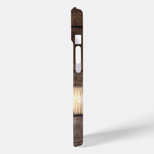 Kupferrohr mit Hintergrund abgenutzter Karten Case-Mate iPhone Hülle (Rückseite / Links)