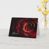 Kupferrose Karte (Gelbe Blume)